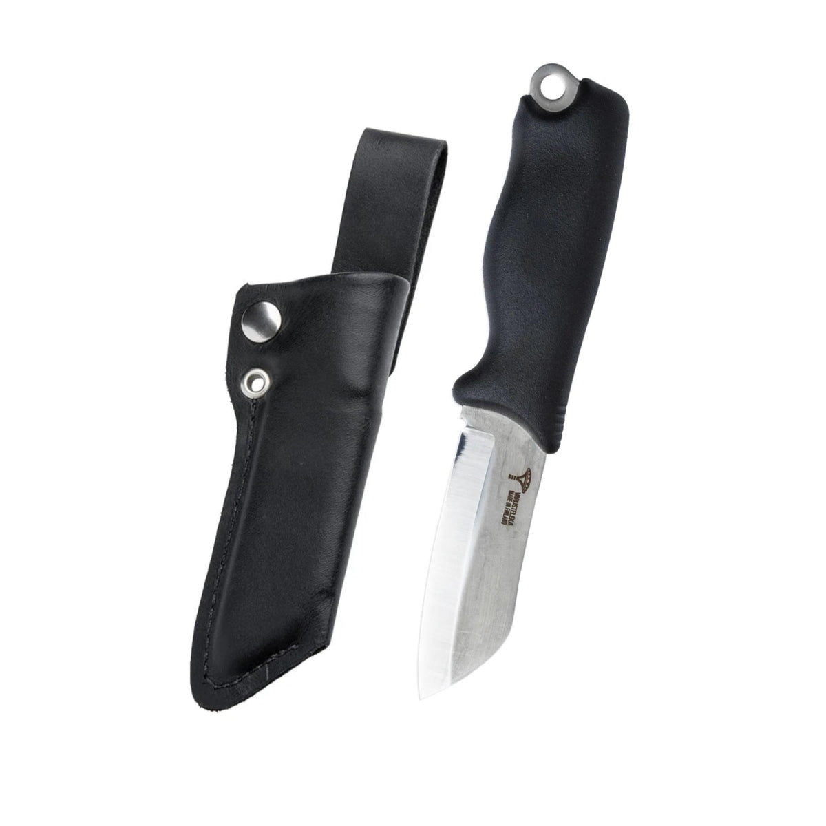Varusteleka Skrama 80 Stainless with Leather Sheath