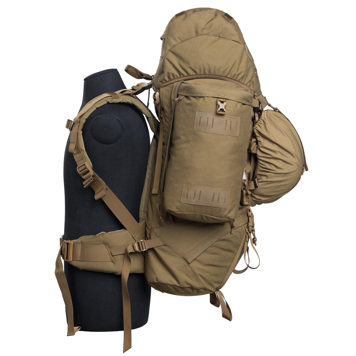 Versteckte Netztasche in der Frontzugriffsklappe zum Verstauen eines Helms oder einer Jacke usw. außen.