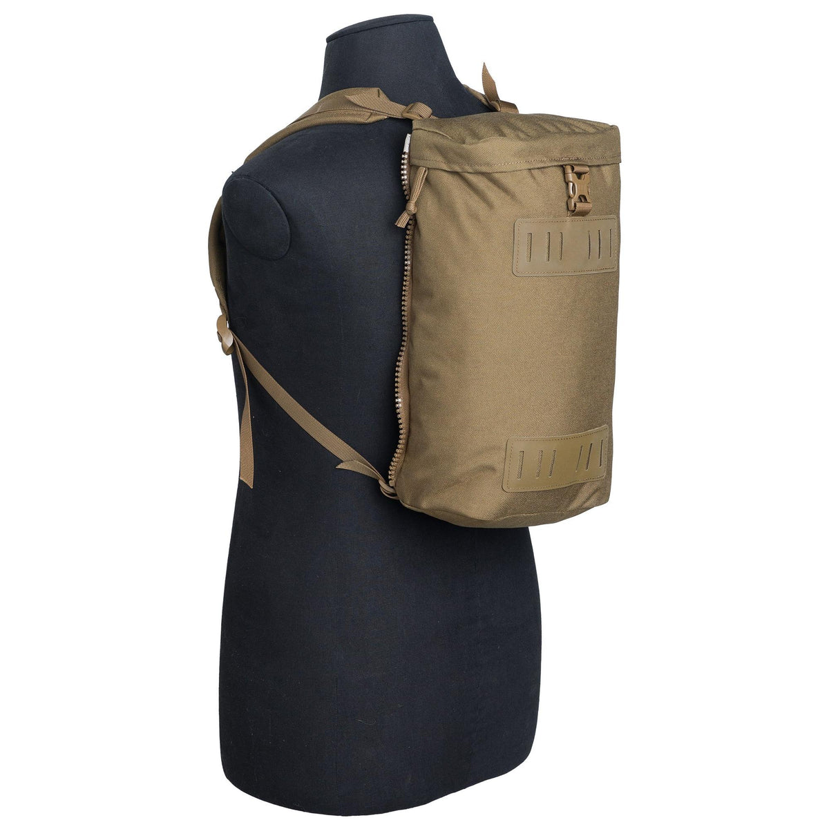 Eine Seitentasche als Tagesrucksack