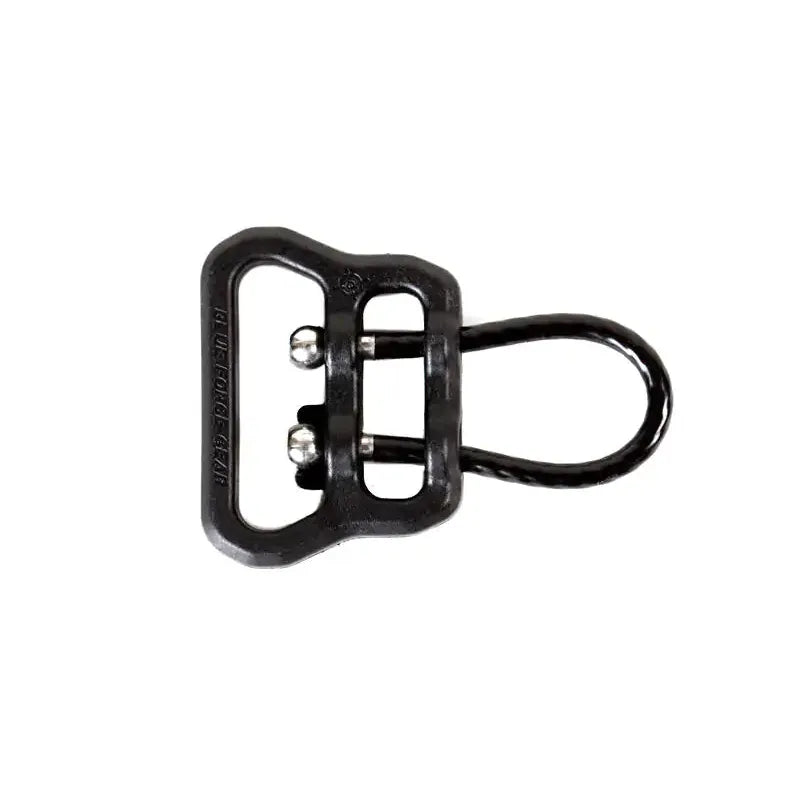 The wire is held in place via a simple locking mechanism.