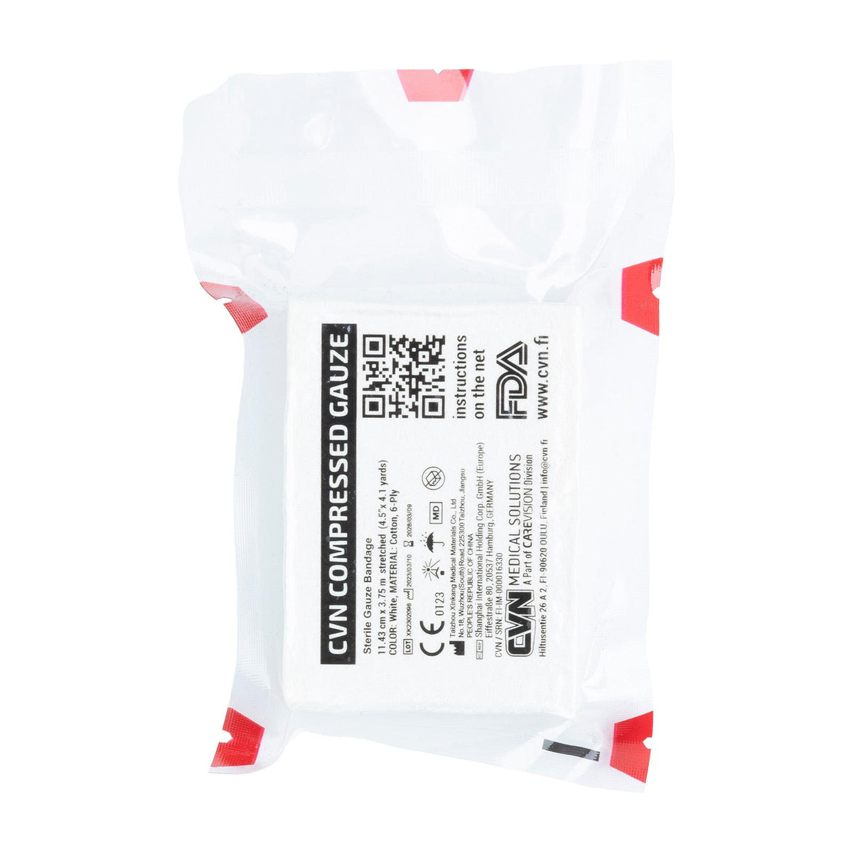 CVN Compressed Gauze sideharso