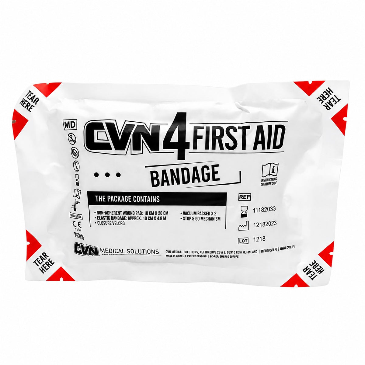 CVN4 First Aid Bandage ensiside