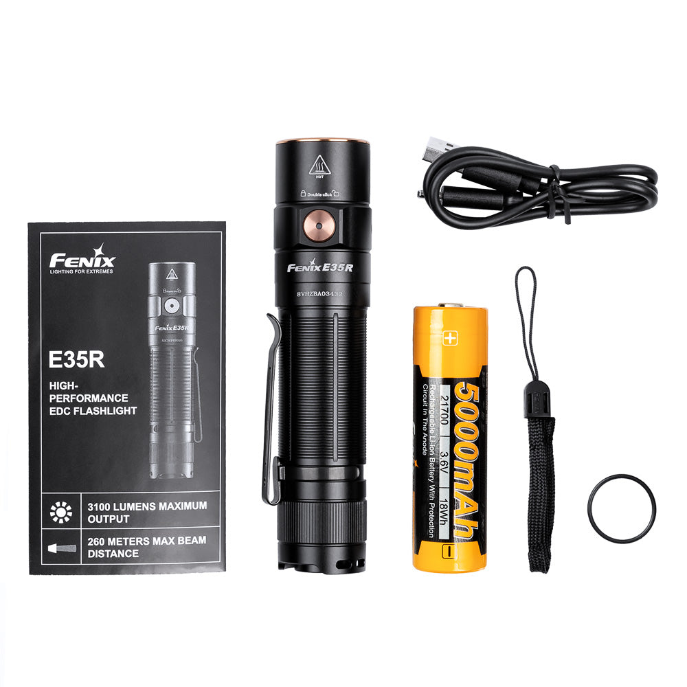 Fenix E35R Rechargeable Flashlight
