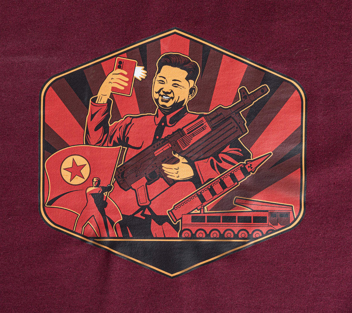 Forgotten Weapons Best Korea Propaganda T-paita