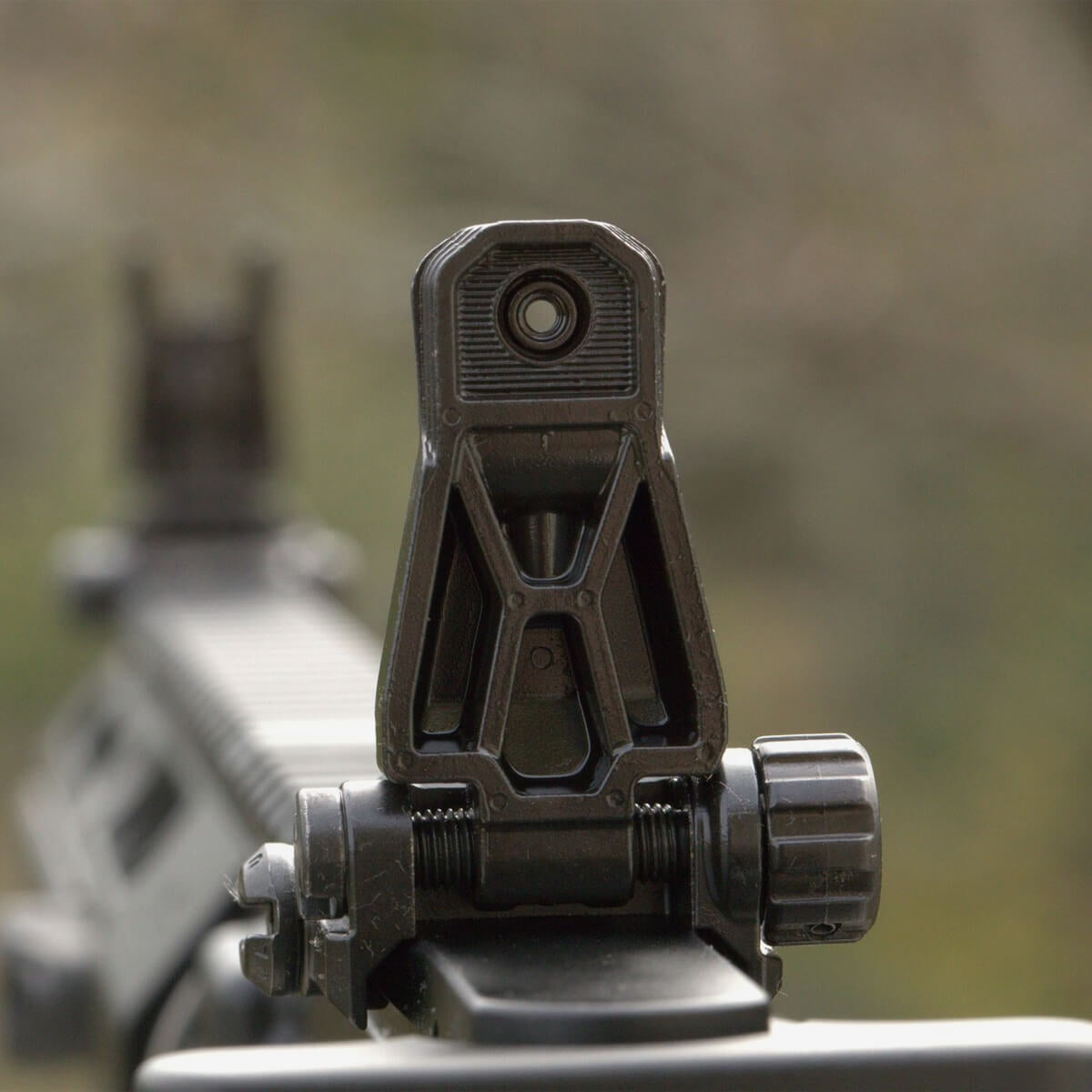 Magpul MBUS Pro Visier, Hinten
