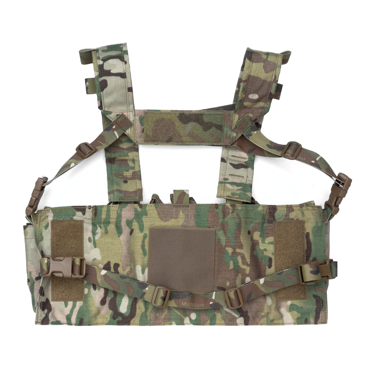 Obszar Velcro z tyłu dla lepszego dopasowania do plate carrier.
