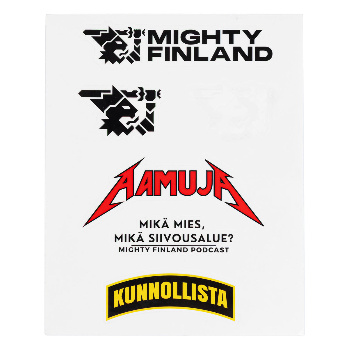 Mighty Finland -tarrat