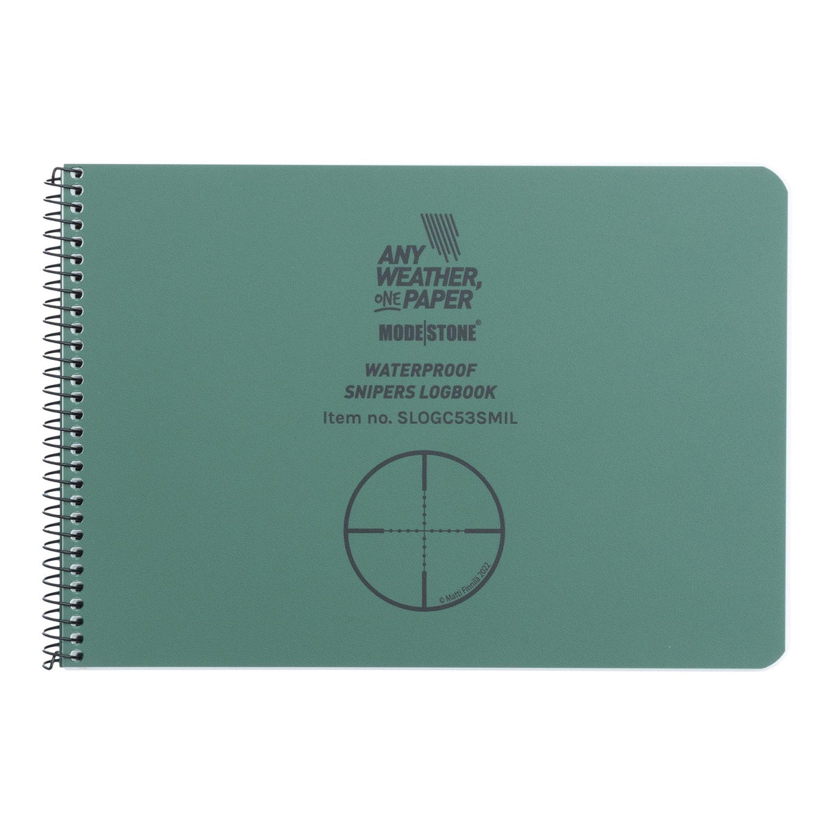 Waterproof Sniper's Logbook