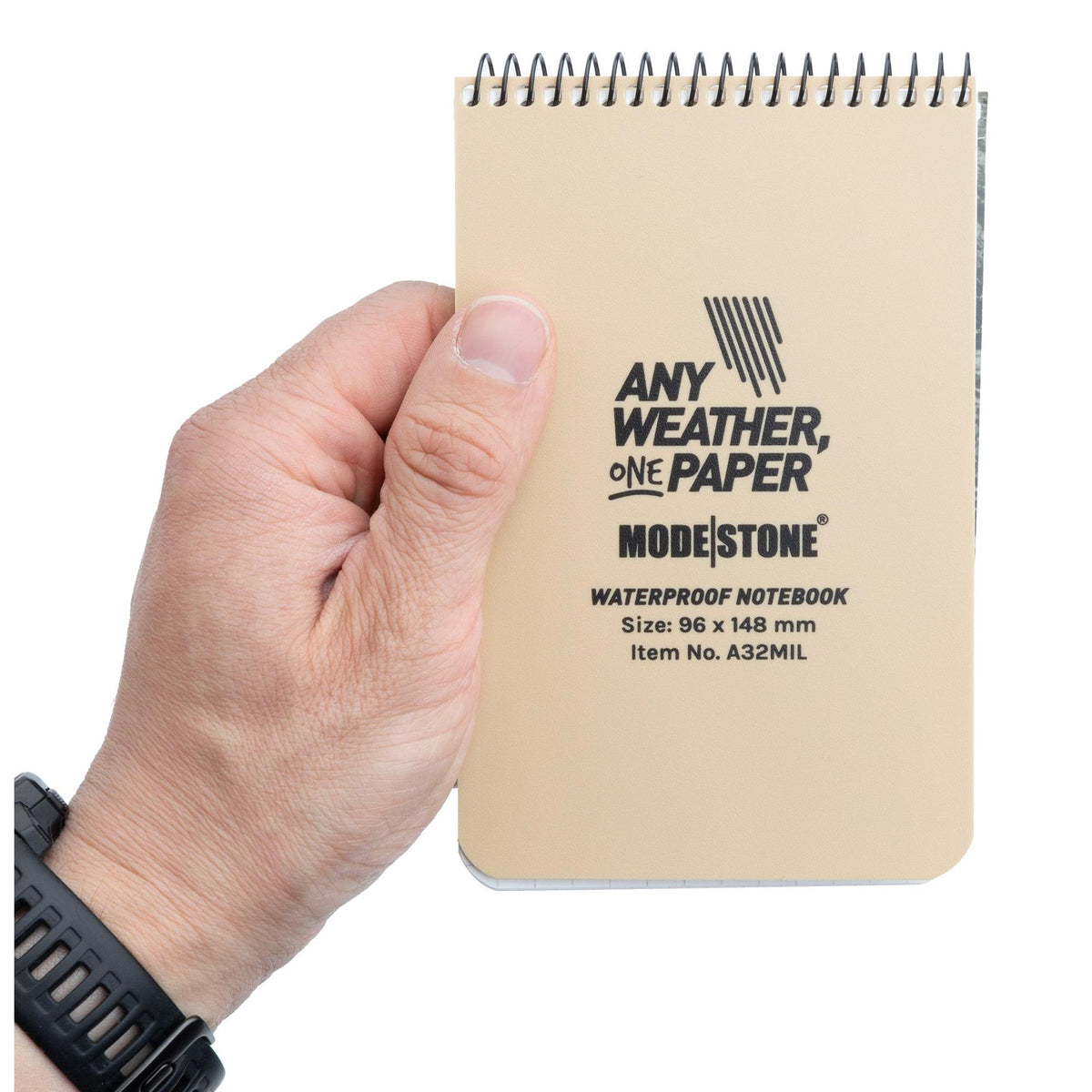 Modestone Wasserfester Notizblock, 96 x 148 mm