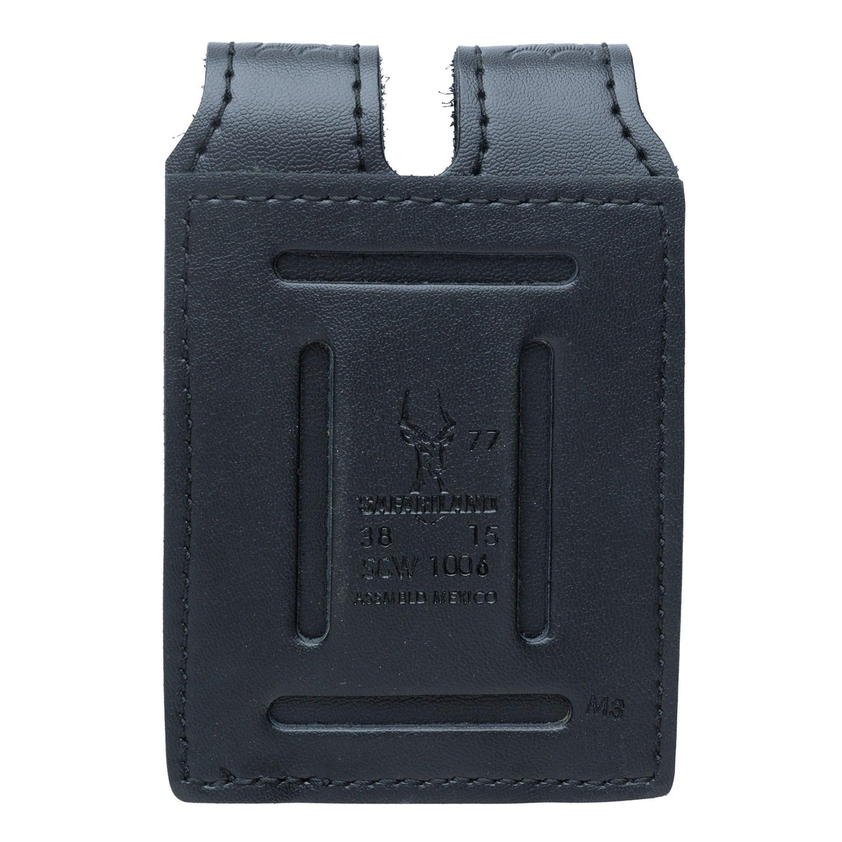 Safariland 77 Double Pistol Magazine Pouch, Size 3, Basket Weave, Unissued