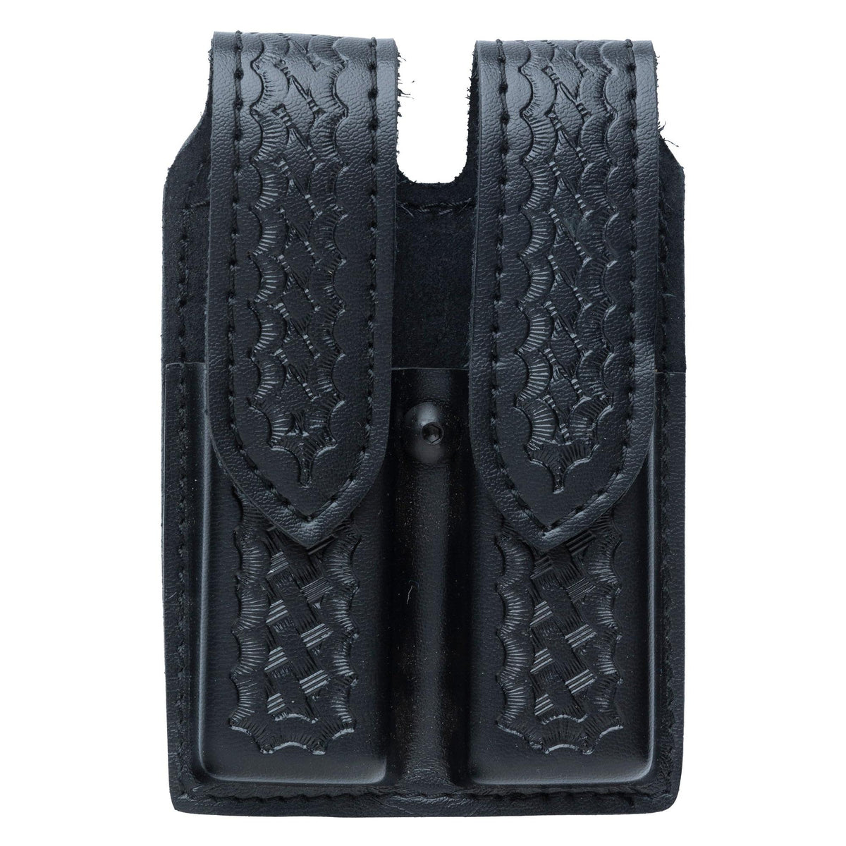 Safariland 77 Double Pistol Magazine Pouch, Size 3, Basket Weave, Unissued