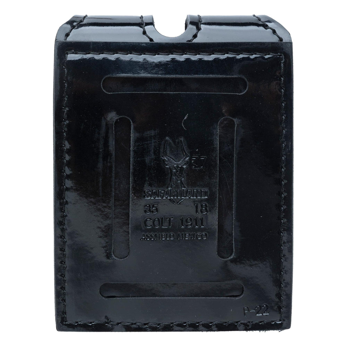 Safariland 77 Doppelmagazintasche, Größe 7, High Gloss Black, Ungetragen