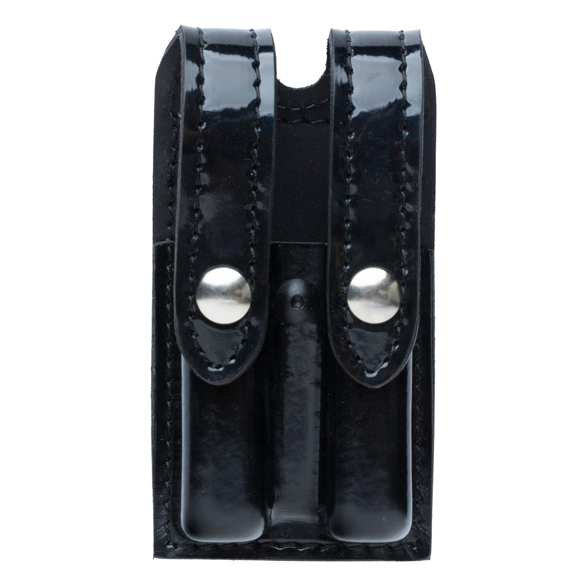 Safariland 78 Slimline  Double Pistol Magazine Pouch, Size 6, High Gloss Black, Unissued