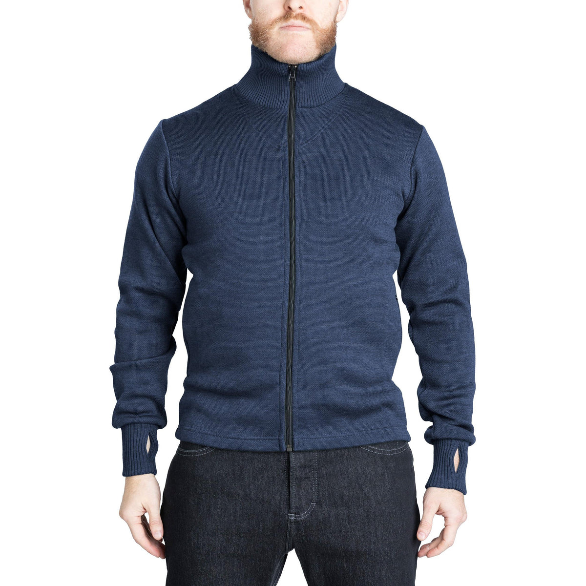 Varusteleka Merinowoll-Pullover mit Reißverschluss