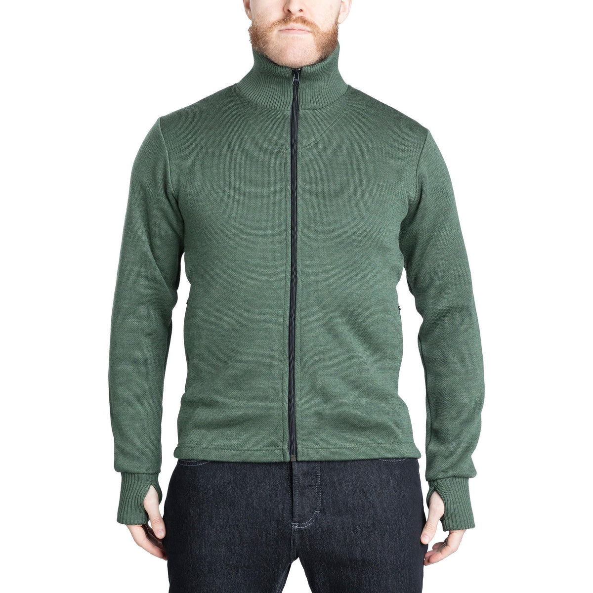 Varusteleka Merinowoll-Pullover mit Reißverschluss