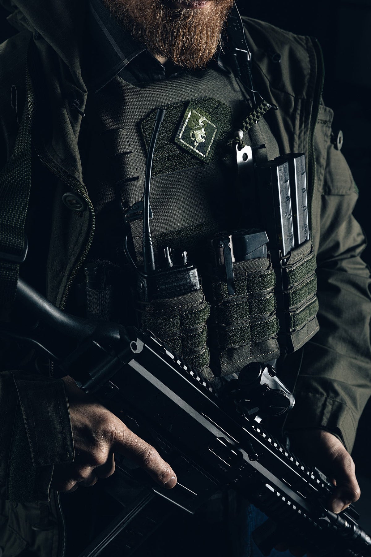 Varusteleka 3X Gewehr Magazintaschen-Panel
