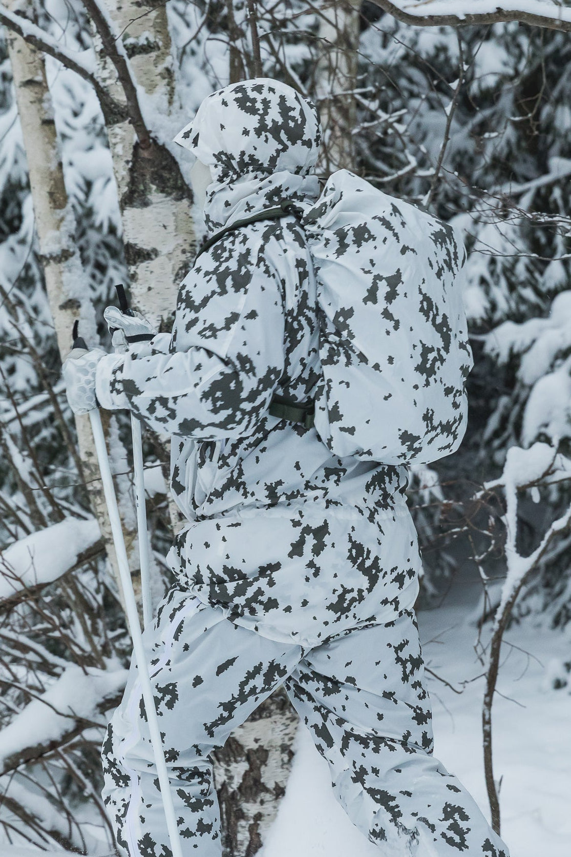 Varusteleka Backpack Rain Cover, Camo Pattern