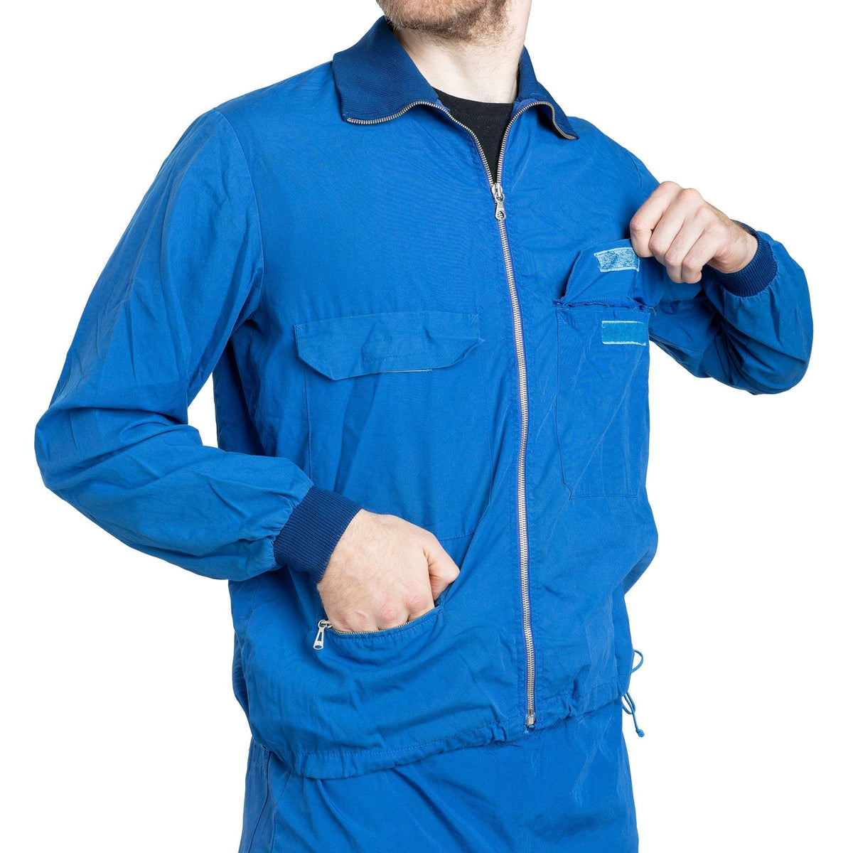 There are no two pockets or four pockets but three; which is a symbolic message from the astral level. Buy the jacket and be enlightened.