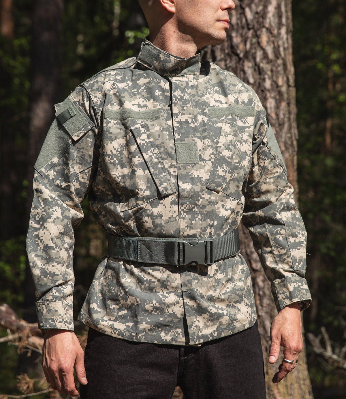 A perfect match - the belt and the jacket.