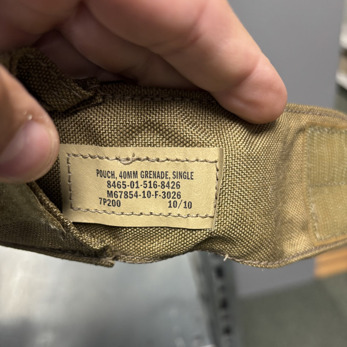 USMC 40 mm Single Grenade Pouch, Surplus