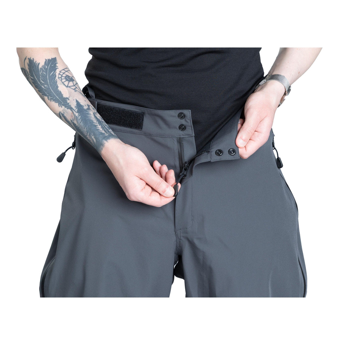 Varusteleka Hardshell-Hosen, Grau