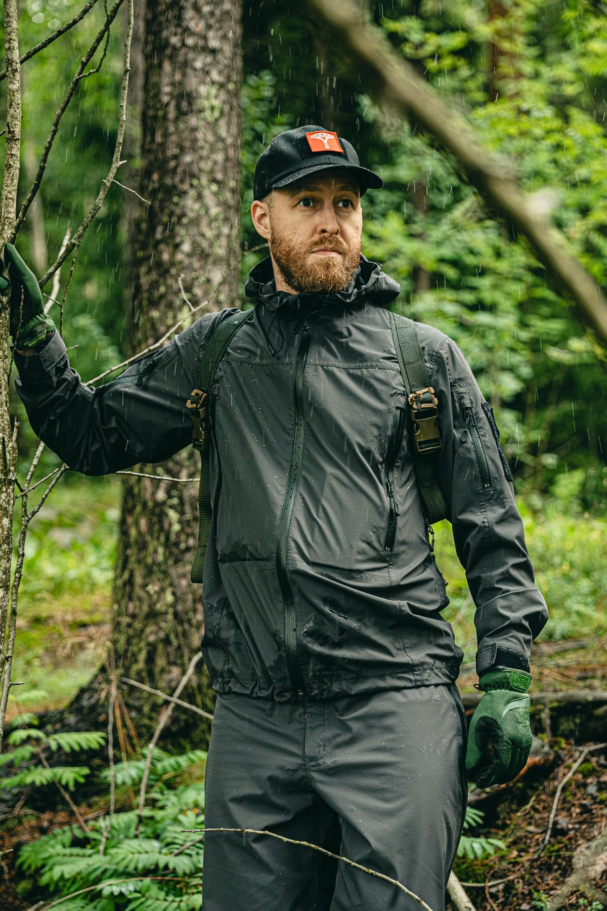 Varusteleka Hardshell-Hosen, Grau