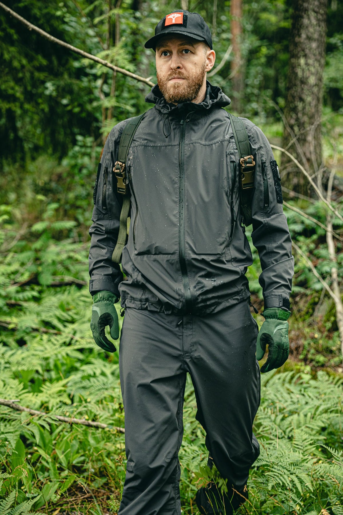 Varusteleka Hardshell-Hosen, Grau