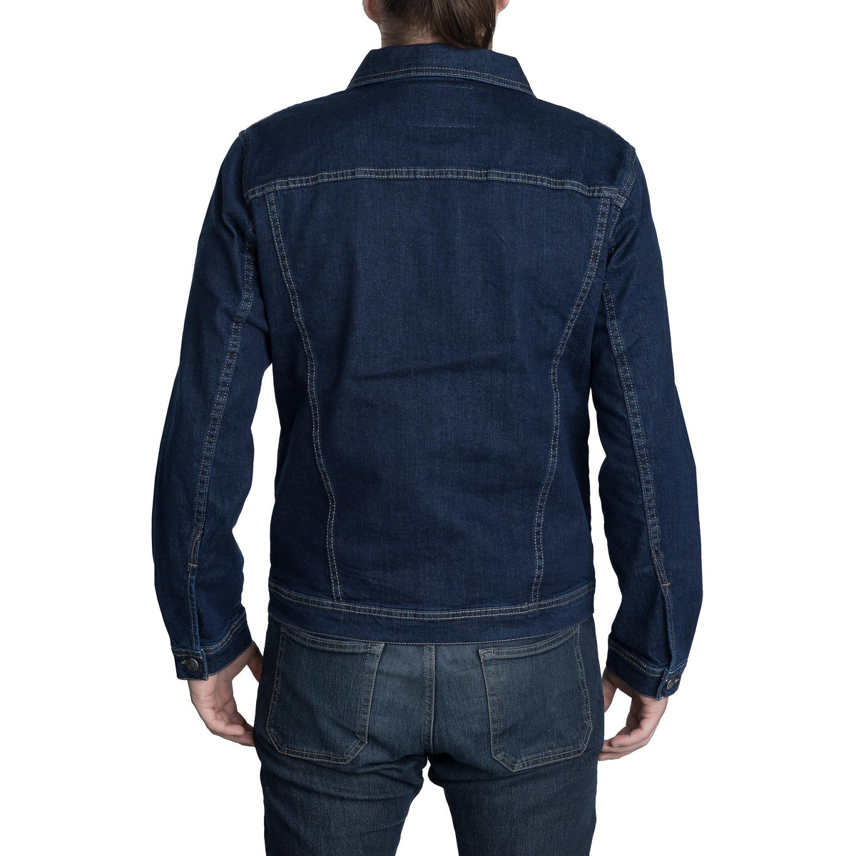 Model height 187 cm; chest circumference 108 cm; waist circumference 89 cm. Wearing size Medium Regular.